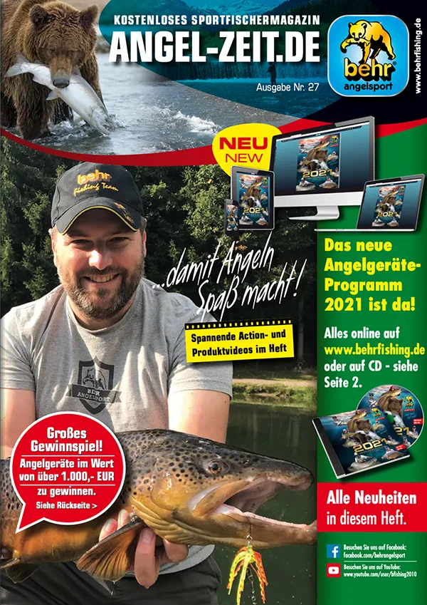 Behr Angelsport Magazin Angelzeit Nummer 27.