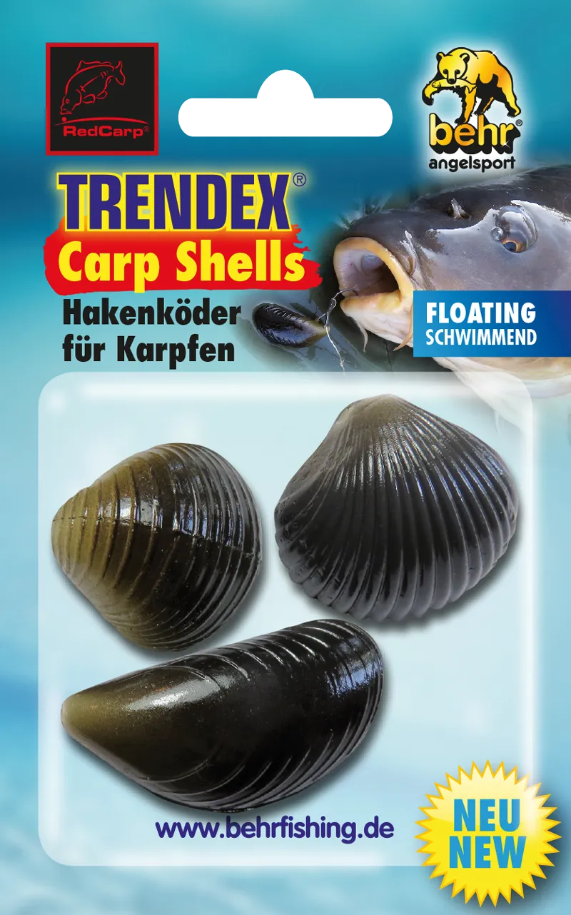 Trendex Carp Shells Köder Verpackung.